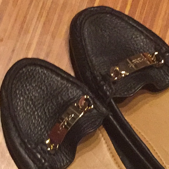 Pebble leather Coach Loafers - Picture 6 of 7